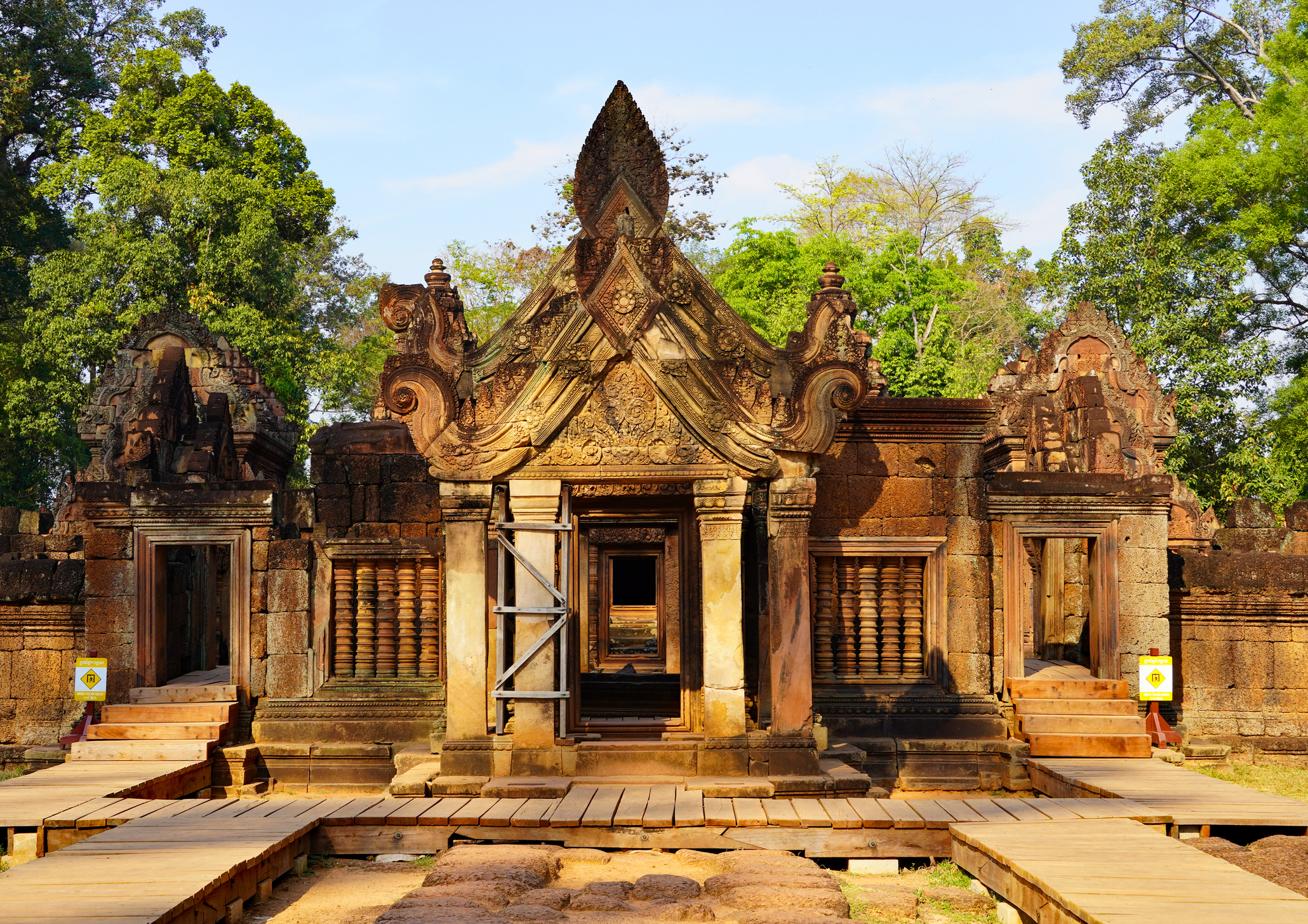 Banreay Srei - tempel, Kambodja.